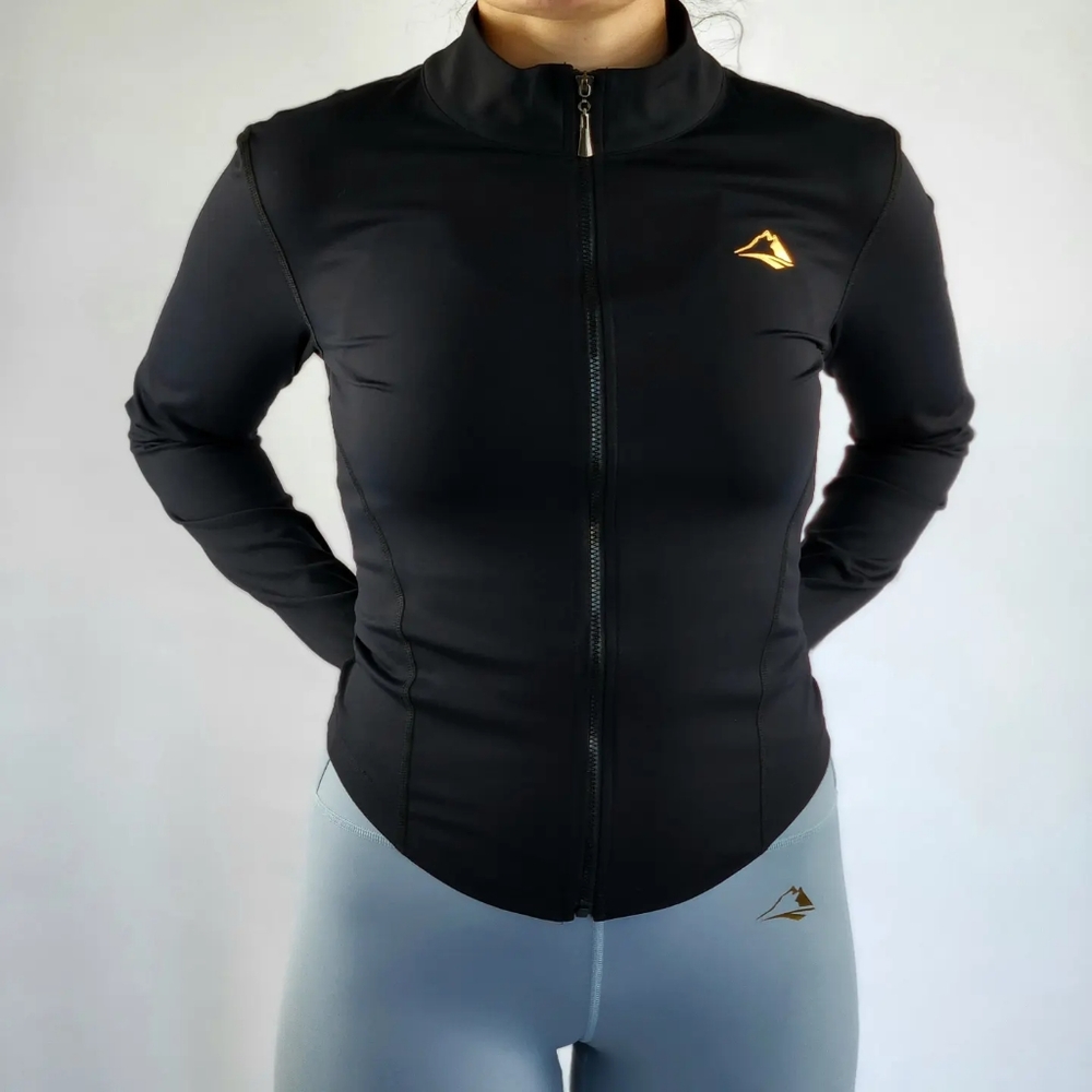 Bodyshaping Jacket Black | Gym| Running| Lightweight |